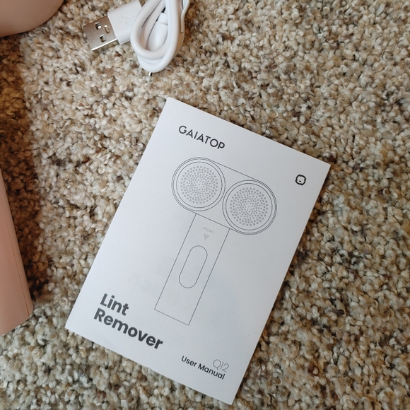 NEW Dual Head Electric Lint Remover Fabric Shaver, Pink - Picture 10 of 14